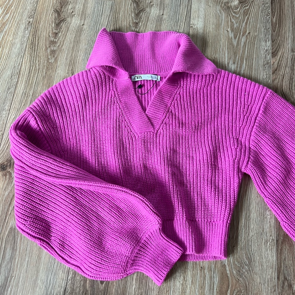 Zara Cropped Sweater